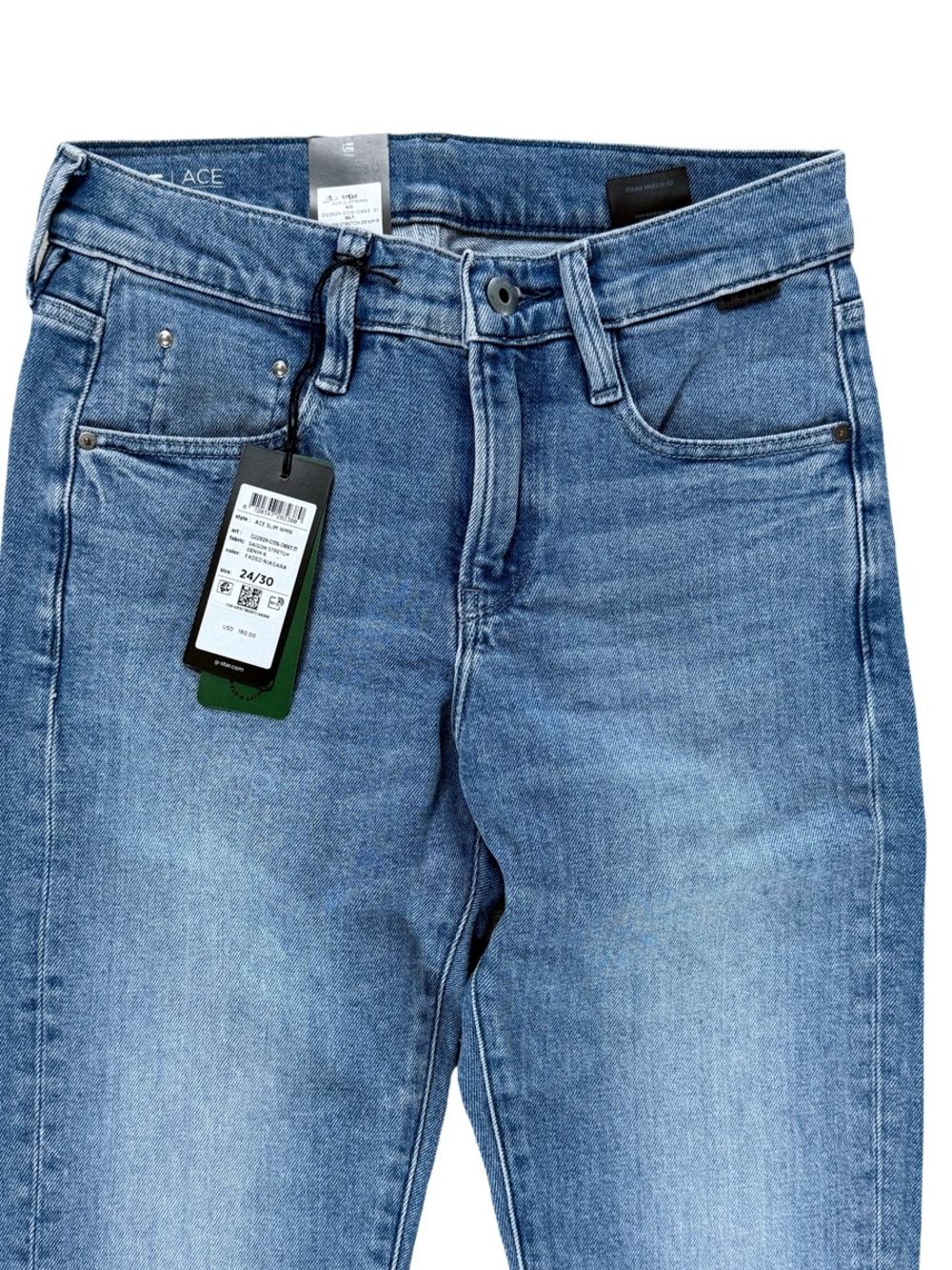 G-Star Raw Women's Ace Slim Jeans NWT Size 24 - Picture 2 of 10